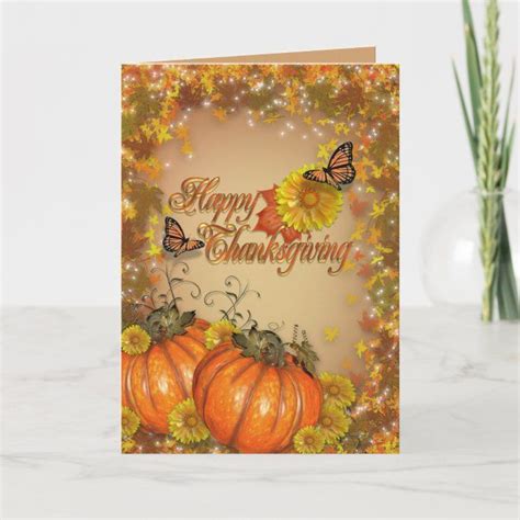 Happy Thanksgiving Card Zazzle Thanksgiving Cards Thanksgiving