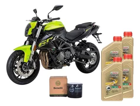 Kit Service Benelli Tnt Filtro Aceite Aceite Castrol