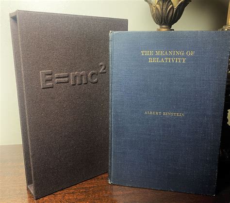 The Meaning Of Relativity By Einstein Albert St Edition