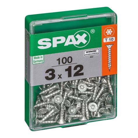 Abc Spax Wirox 3x12 100st Abc Spax Kleineisen Online Shop Bgu