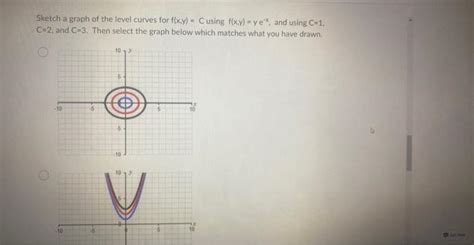 Solved Sketch A Graph Of The Level Curves For F X Y C Using