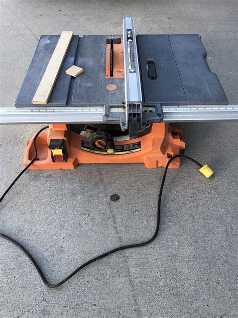 Ridgid R Table Saw Parting Out Read On Ebay