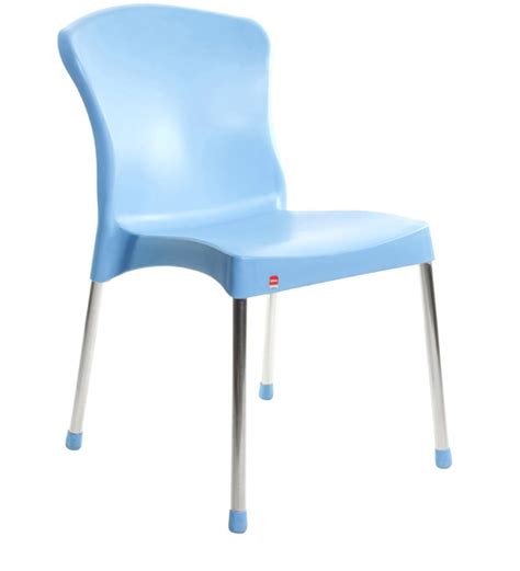 Buy Milano Cafeteria Chair Set Of Two In Blue Colour By Cello Online