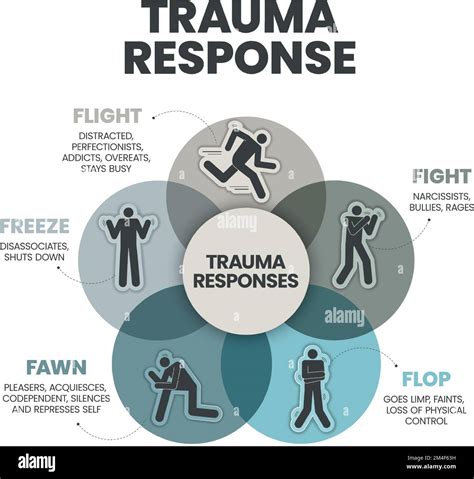 Fear Responses Model Infographic Presentation Template With Icons Is A