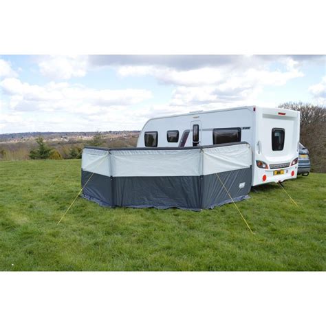 Maypole 3 Panel Airbreak Inflatable Windbreak 600cm Long Caravan