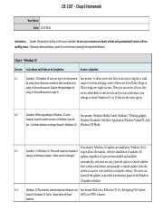 CIS1107 Chap6 Homework Docx CIS 1107 Chap 6 Homework Your Name