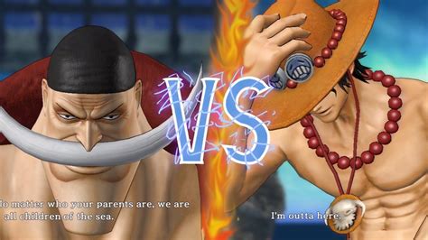 One Piece Pirate Warriors Ace Whitebeard Defeat Akainu Youtube