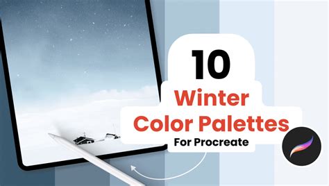 10 Best Procreate Winter Palette Options Free And Paid