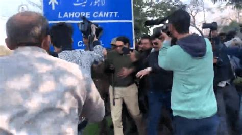 Pti S Salman Akram Raja Arrested During Protests In Lahore