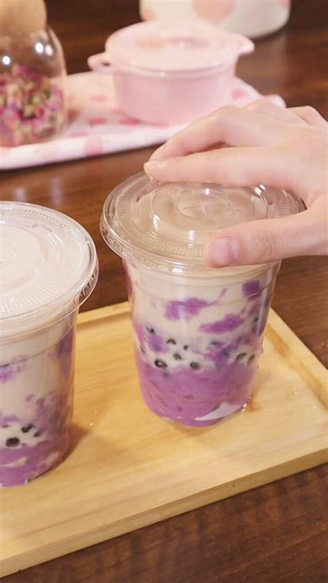 Homemade Taro Bubble Milk Tea Recipe Kitchen Mis Adventures