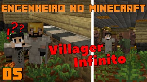 Viniccius E A Mega Farm De Villager Um Engenheiro No Minecraft