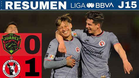 FC Juárez 0 1 Tijuana primer triunfo de Xolos J15 CL24 YouTube