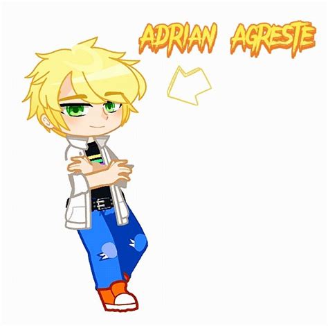 Miraculous Gacha Nox In Adrian Agreste Club Life Fandoms