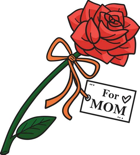 Mothers Day Flower Cartoon Colored Clipart 23230718 Vector Art At Vecteezy