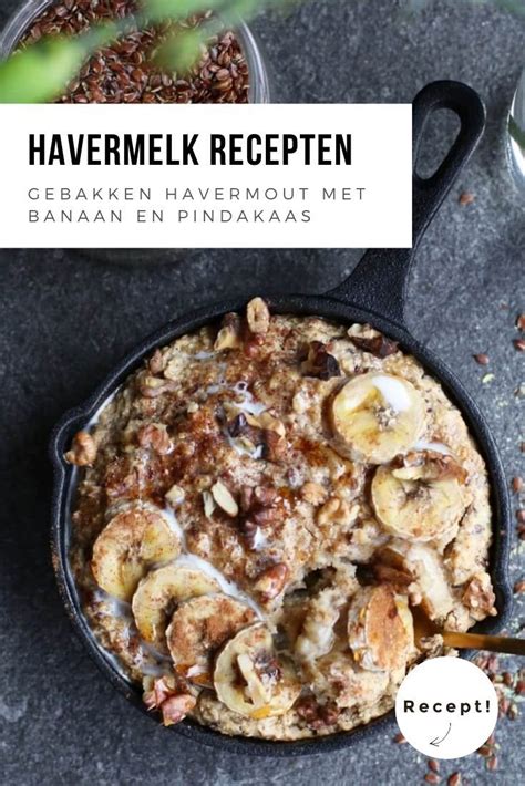 Gebakken Havermout Met Banaan En Pindakaas Artofit