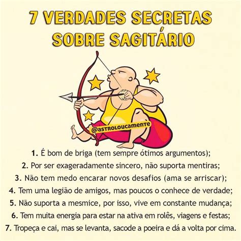 7 verdades secretas sobre Sagitário Conhece algum sagipalhacos