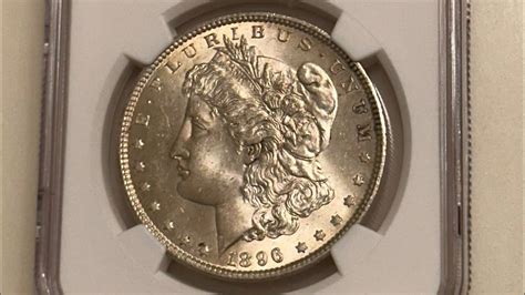 1896 NGC MS63 Morgan Silver Dollar YouTube