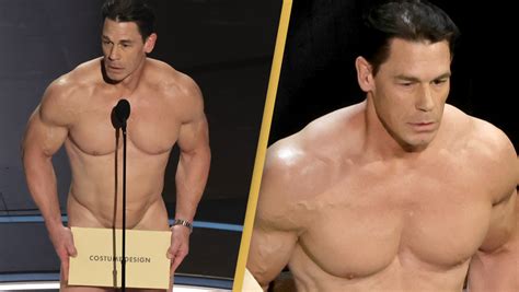 Conspiracy Theorists Believe John Cena Appearing Naked At The Oscars Was Sinister Ritual