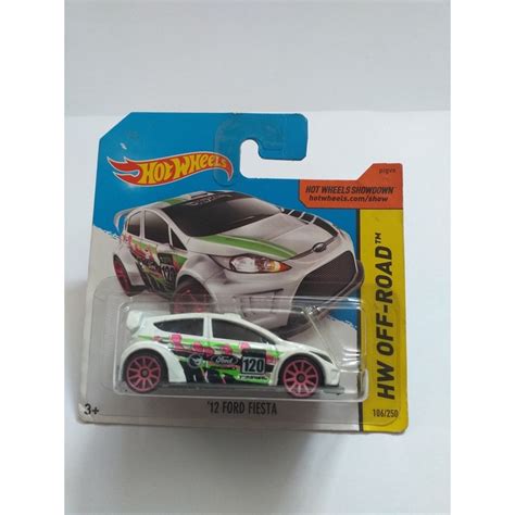Jual HOT WHEELS SHORT CARD SC TREASURE HUNT FORD FIESTA PUTIH Shopee Indonesia