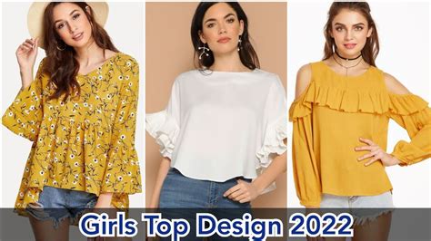 Latest Tops Design 2022 Jeans Tops For Girls 2022 Girls Crop Top 2022