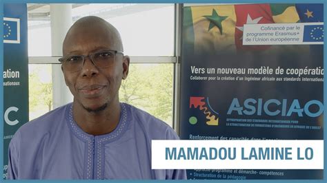 Interview De Mamadou Lamine Lo Enseignant Chercheur Ecole