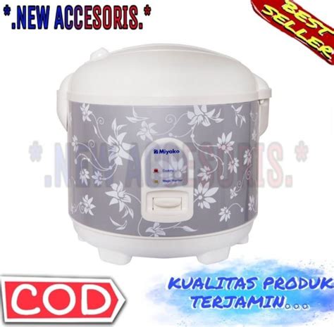 Rice Cooker Miyako Batik MCM528 1 8L Penghangat Penanak Nasi Magic