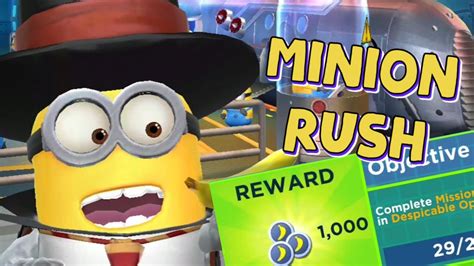 Minion Rush Operation 16 Evening Of Villainy Global Goals Missions