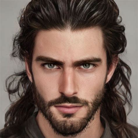 Brunette Hair Male Face Claim Artbreeder Male Face Portrait