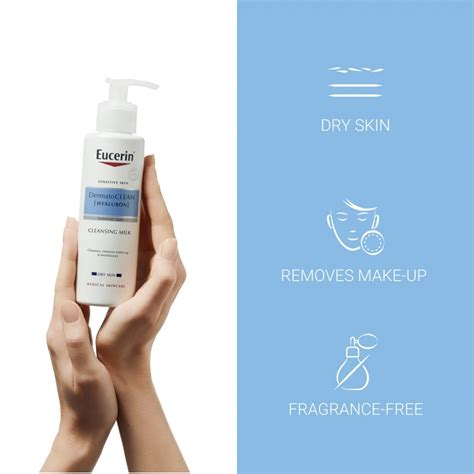 Buy Eucerin Dermatoclean Hyaluron Cleansing Milk 200ml 676fl Oz · Usa