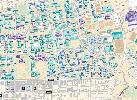 Penn State Campus Map Printable