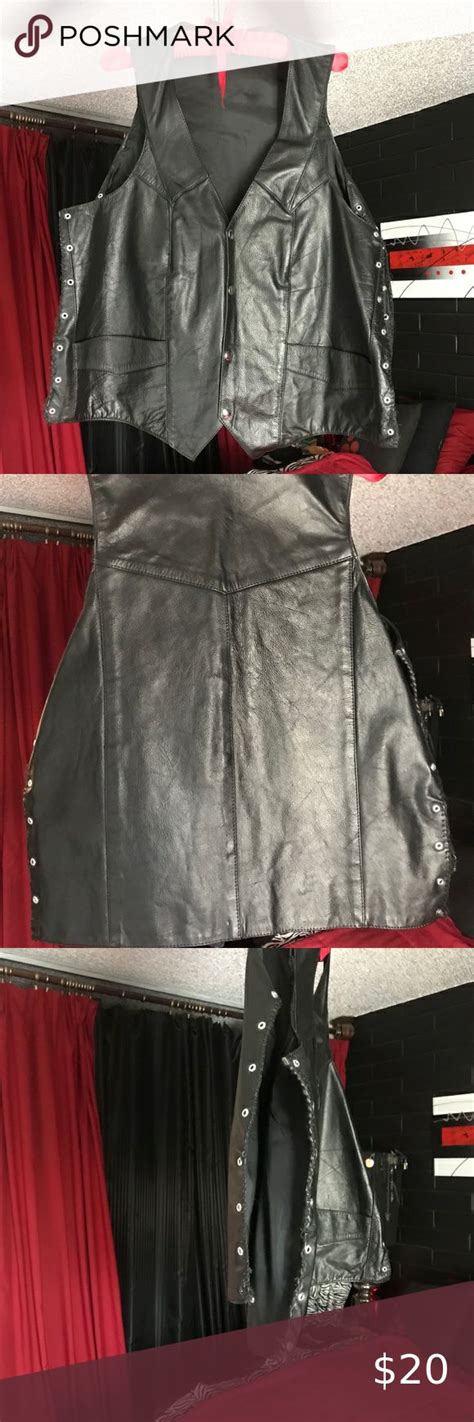 Spotted While Shopping On Poshmark GUC BLACK CUSTOMIZED 48 VEST