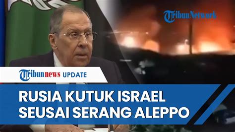 Rusia Murka Besar Seusai Israel Serang Aleppo Hingga Penasihat Ircg