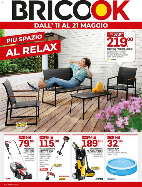 Volantino Brico Ok Pi Spazio Al Relax Dall Al