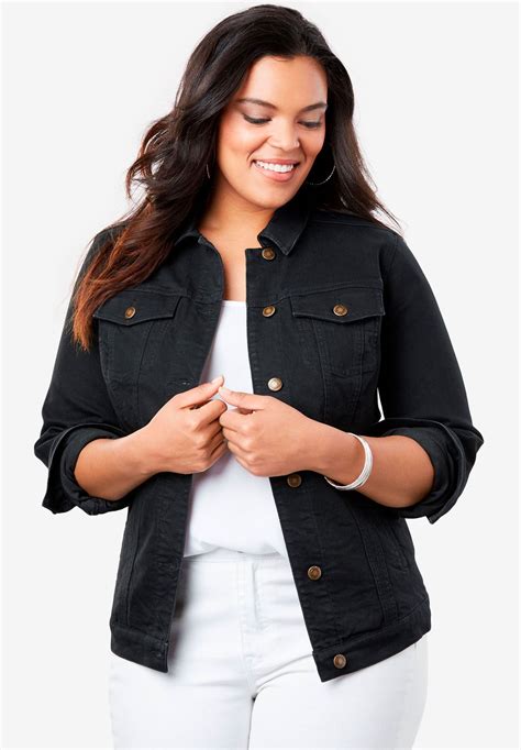 Essential Denim Jacket Plus Size Denim Jackets Fullbeauty Denim Jacket Fashion Clothes