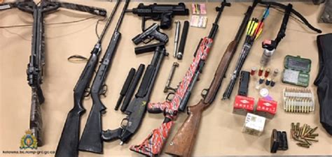 Drugs Weapons Cash Seized From West Kelowna Property Police