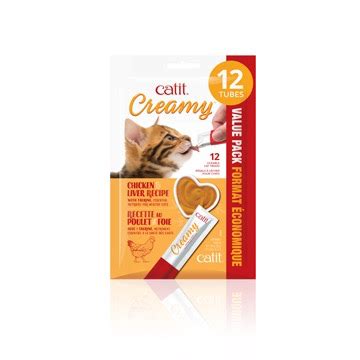 Catit Creamy Lickable Cat Treat Chicken Liver Flavour Pack