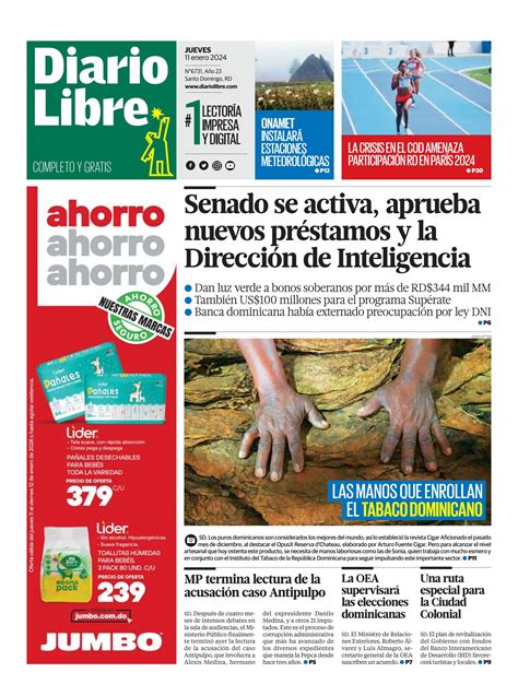 Jueves 11 De Enero De 2024 By Diario Libre Issuu