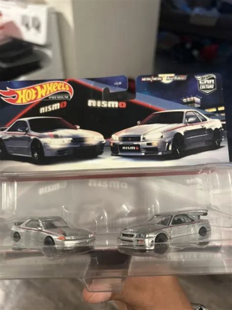 Hot Wheels Premium Car Culture Nissan Skyline 2 Pack Bnr32 Bnr34 Eur 44