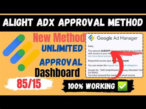 Alright Adx Approval Method Alright Adx Ma Approval On Any Site