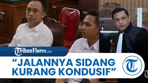 Pengacara Bharada E Nilai Sidang Terdakwa Kurang Kondusif Terkesan