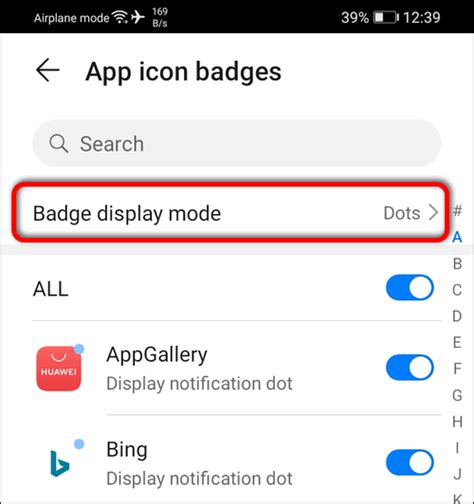 Huawei Emui Display Counters Instead Of Notification Dots On App Icons