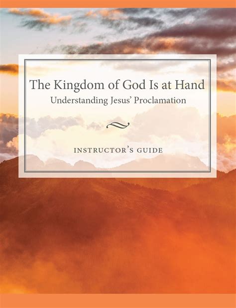 The Kingdom Of God Is At Hand Pdf Download Bethlehem College And Seminary