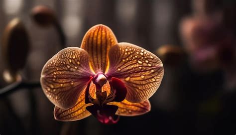 Premium AI Image Exotic Moth Orchid Displays Elegance In Nature