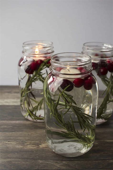 Diy Floating Candle Centerpieces For Your Christmas Table