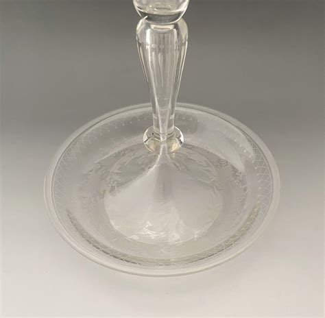 A Gorgeous Victorian Etched Glass Epergne Vase