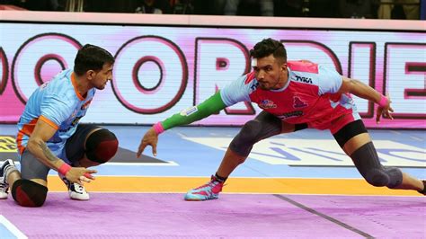 Jaipur Pink Panthers Continue Winning Run In Vivo Pro Kabaddi Season 9