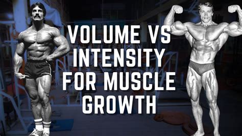 Volume VS Intensity For Muscle Growth Explained By Science YouTube