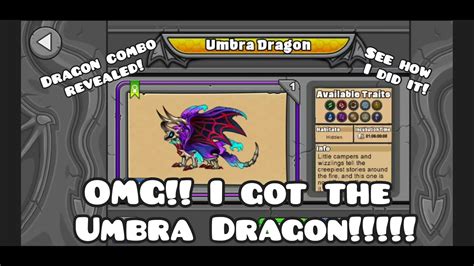 How I Got The Umbra Dragon In Dragonvale Breeding Guide And Tips