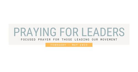 The Salvation Army International Praying For Leaders