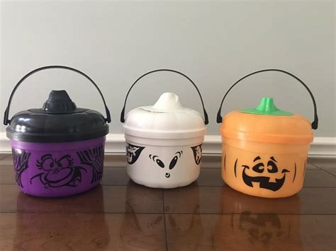 VINTAGE MCDONALD'S HAPPY MEAL HALLOWEEN BUCKETS PAILS COOKIE CUTTERS ...